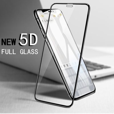 5D Curved Tempered Glass For iPhone XR Full Cover 9H Protective film Screen Protector For iPhone XS Max