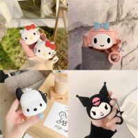 Japanese Anime Silicone Case For Apple Airpods 2 1 Pro Cute Soft 3D Cute Cartoon Soft Wireless Bluetooth Headphone Cover fundas Wireless Earbud Cases