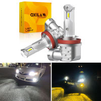 Oxilam 2ชิ้น9006 HB4 LED หลอดไฟหน้า CSP ชิปสำหรับเชฟโรเลต Silverado Chevy Equinox ซีตรอง H10 LED DRL รถไฟตัดหมอกขับรถโคมไฟ