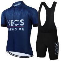 Ineos Grenadier Team 2023 Cycling Jersey Set Maillot Cycling Clothing Road Bike Suit Mountain Bicycle Shirt Bib Shorts MTB Ropa