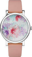 Timex Womens Crystal Opulence Watch Pink/White Floral