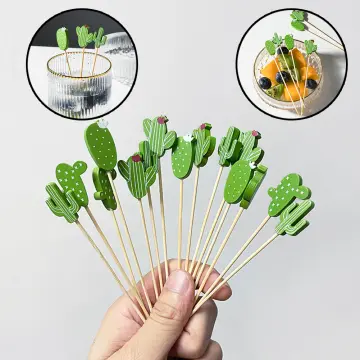 4.7 Inch Food Picks 100PCS Cocktail Toothpicks Drink Disposable