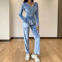 Tracksuit Women 2 Piece Set Loose Comfortable Simple Style Solid Color Long Sleeve Casual Suit Clothes 2020 top Spring Autumn