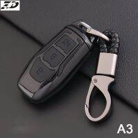 【In-Stock】 ABONDON mall ชุดเคสกุญแจรีโมทอัจฉริยะรถซิลิโคน ABS + สำหรับ Ford Mondeo 2.0T Kuga Mustang 2015ที่ยึดเครื่องป้องกันทางไกลขอบ