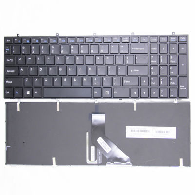NEW US English Laptop Keyboard Original For Clevo W350 W670 W370ET W37S0 W670SC CW355ST Backlit Keyboard MP-13H83USJ4309