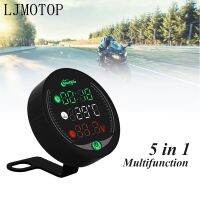 5-in-1 Motorcycle Meter Time Water Temperature Voltmeter USB Display Table For Kawasaki VERSYS 300X NINJA 300 250R 400R ZX14R