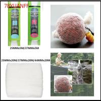 78YUANFF 5M/20M 25/37/44MM ใหม่ อุปกรณ์ต่อสู้ รีฟิลเหยื่อแท่นขุดเจาะ PVA ล่อตาข่าย ตกปลาคาร์พหยาบ กระสอบละลายน้ำ ถุงห่อเหยื่อ