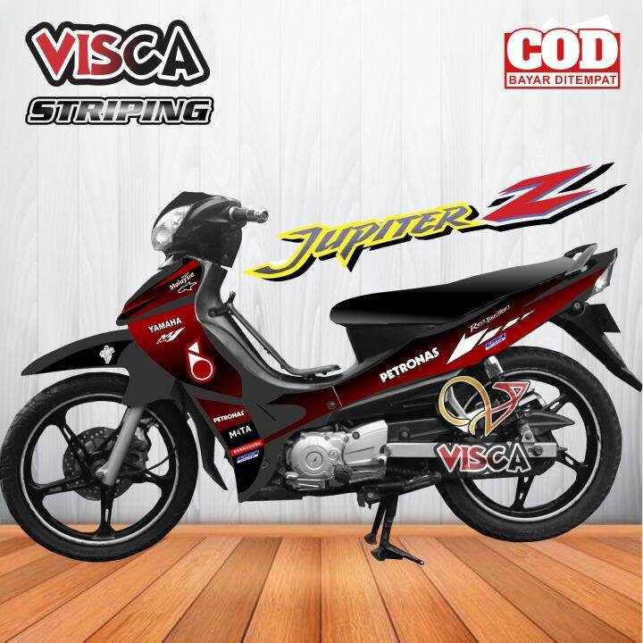 Stiker Striping Jupiter Z Burhan - Stiker Striping Jupiter Z Lama