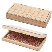 Kids Developing Intelligence Educational Toy Folding Wooden Chinese Chess Educational Game