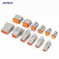 1set Deutsch DT Connector DT06-2S/DT04-2P 2P 3P 4P 6P 8P 12P Waterproof Electrical Connector For car Motor With Pins 22-16AWG