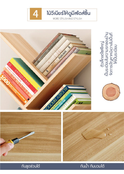 ชั้นวางหนังสือ-ชั้นวางหนังสือ-ปรับเปลี่ยนรูปทรงได้-ชั้นวางอเนกประสงค์-จัดระเบียบโต๊ะ-book-shel-ชั้นวางหนังสือบนโต๊ะ