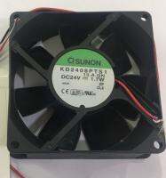 Sunon,KD2408PTS1.13.A.GN 24 VDC Axial Fan, พัดลมขนาด 80 x 80 x 25mm, 40cfm, 1.7W