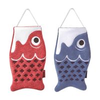 Fish Funny Hand Towel Super Absorbent Cleaning Cloth Health Hygiene Breathable Quick-drying Towels For Bathroom Home Kitchen