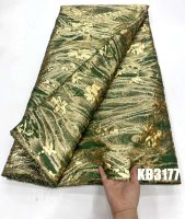 Home Textile Sewing Cloth Jacquard Brocade Lace Fabric Skirt Stage Dress Decoration Fabric By the 5 Yard Brocade Jacquard KB3177