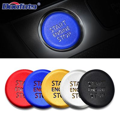 Doofoto 3D Car Start Stop Engine Button Cover Sticker For Audi A6 2020 A6L A7 A8L 2019 Font Translucent Styling Protective Cover