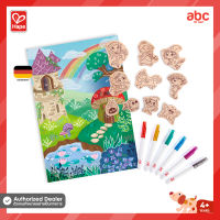 Hape ของเล่นระบายสี ชุดแม่เหล็ก DIY เพื่อนวิเศษ Magic Friends DIY Magnets ของเล่น เด็ก สำหรับเด็ก 4 ปีขึ้นไป