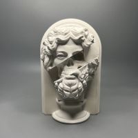 Zeus Statue European-style Roman Mythology Plaster Sculpture Creative God Figure Ornament Table Decoration Gift