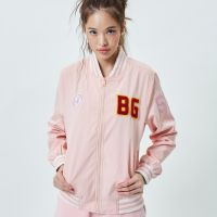 BODY GLOVE Womens Varsity Bomber Jacket แจ็กเก็ต ผู้หญิง สีชมพู-65