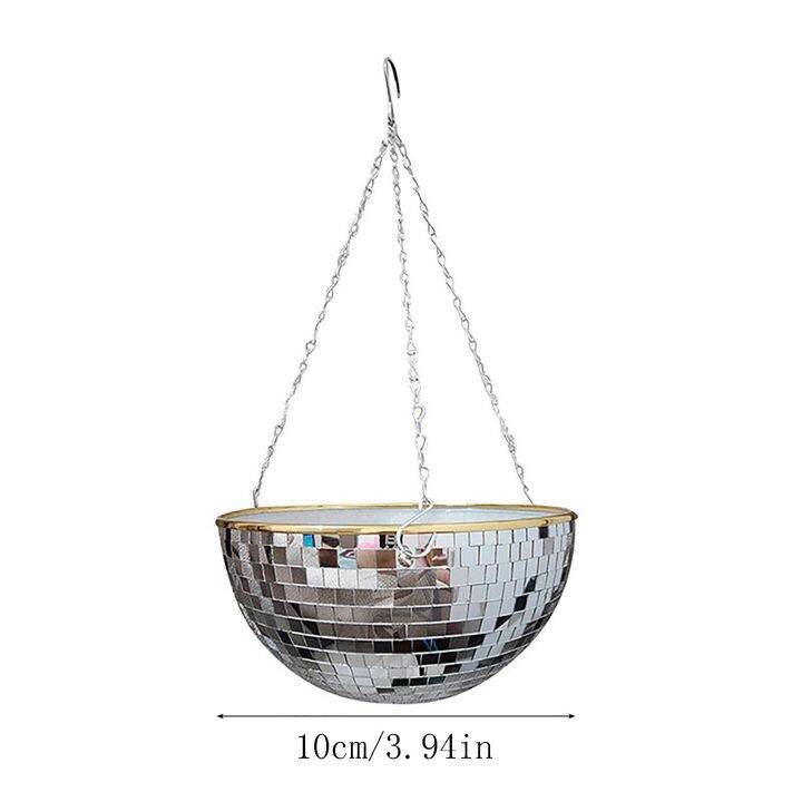 cc-1pcs-disco-vase-wall-hanging-pot-pots-rope-flowerpot-balcony