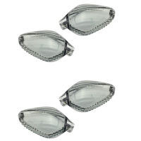 4x Motorcycle Turn Signal Lamp Cover Indicator Light Cover for 300/500 Rebel NC700 NC750 S/X CTX700 Black