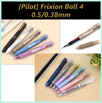 Pilot 4 Colors Ballpoint Pen Frixion Ball 4 0.38mm 5 Body Color Select  LKFB-80UF