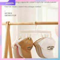 YESMILE 4 PCS พลาสติกทำจากพลาสติก ที่แขวนเสื้อผ้าพับได้ มี8คลิป สีขาวขาว ไม้แขวนพับได้ อุปกรณ์เสริมการเดินทาง ชั้นวางถุงเท้าทำให้แห้ง บ้านในบ้าน