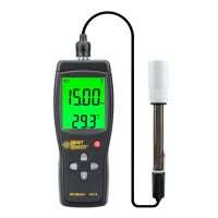 ราคาที่ดีที่สุดสมาร์ทเซ็นเซอร์ AS218ดิจิตอล PH Meter 0.00 ~ 14.00pH ดิน PH Meter