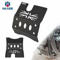 waase For Triumph Bonneville 1200 Bobber T120 2016-2022 Belly Pan Engine Lower Base Chassis Guard Skid Plate Protector Printing Stamping