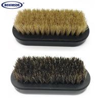 1Pcs Shoes Brush Cleaner Shine Shoe Pig Bristles Brush Plastic Handle Household Cleaning Tools Shoes Cleaning Brushes Shoes Accessories