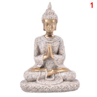 Mmico Buddha Statues Sandstone Thailand Buddha Sculpture Fengshui Figurine Home Decor