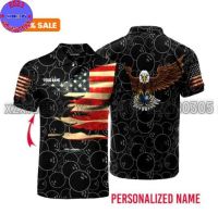 Xzx180305 Bowling Love Sport Polo POLO shirt For Men&amp;women PL1050 (private chat free custom name&amp;logo)