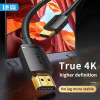 Jasoz สาย HDMI 4K60Hz HDMI 2.0อะแดปเตอร์สายสัญญาณเสียงสำหรับ PS4 X แล็ปท็อปจอภาพทีวีโปรเจคเตอร์ HDMI Ethernet Splitter สาย