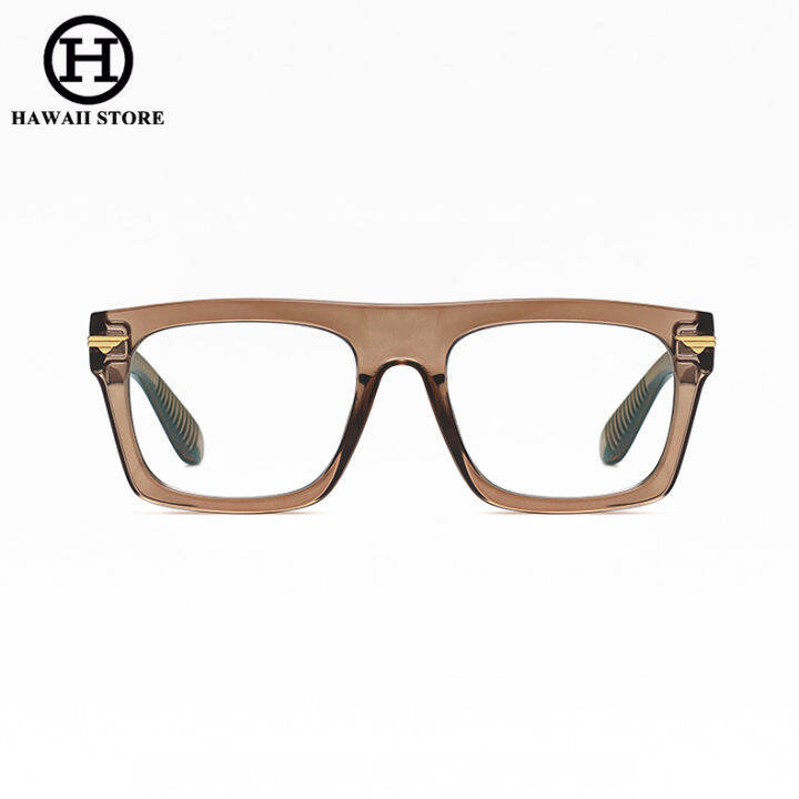 HAWAII Vintage Square Style TR90 Anti Blue Light Glasses Fashion Brand