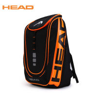 Original HEAD Tennis Bag With Shoe Bag 2-3 Tennis Racket Bag Badminton Tennis Backpack PU Tenis Backpack Padel Racket Sport Pack