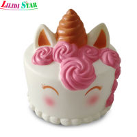 LS【ready Stock】Squishy Unicorn เค้กของเล่นช้า Rebound จำลองอาหารของเล่นสำหรับเด็ก Party Toys1【cod】