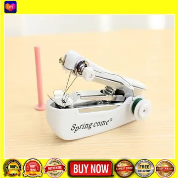 10pcs Stainless Steel Mini Manual Sewing Machine Needle Hand-held Electric  Sewing Machine Pin