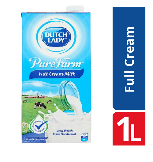 DUTCH LADY FULL CREAM MILK 1 LITER Lazada