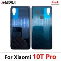 เคสด้านหลังซ่อมฝาหลังสำหรับ Xiaomi 10 5G /Mi 10T Pro ปลอกกระจกแทนที่หลังประตูพร้อมกาวโลโก้