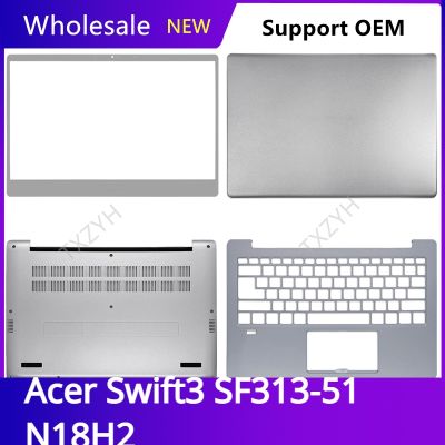 New Original For Acer Swift3 SF313-51 N18H2 Laptop LCD back cover Front Bezel Hinges Palmrest Bottom Case A B C D Shell