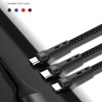 Three-in-One Data Cable Fashion Style USB Fast Charge For Android Type-c Data Cable Triple Usb Cable Extension For Iphone 11-14