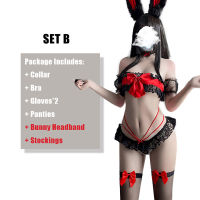 StarryBaby?Gift?Cheap? Apparel Cosplay Costumes Bunny Girl Bikini Set With Bow