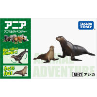 Tomy Domecallia จำลองสัตว์ป่าทะเลที่สามารถเคลื่อนย้ายรุ่นของเล่นเด็ก Sea Lion 803652