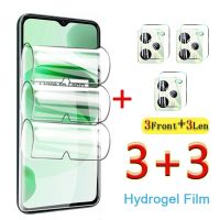 [CNIU digital accessories] Realmy C35 Hydrogel ฟิล์มกระจกสำหรับ OPPO Realme C21 C25Y C25 C25s C20 C17 C15 C12 C11หน้าจอป้องกันเลนส์โทรศัพท์กรณี