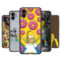 ✐№ Cool The Simpsons Silicone Cover For Apple IPhone 14 13 12 Mini 11 Pro XS MAX XR X 8 7 6S 6 Plus 5S SE Black Phone Case