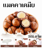 แมคคาเดเมีย ปริมาณ 500 กรัม แบบมีเปลือก (แถมที่แกะเปลือกฟรี)ธัญพืชเพื่อสุขภาพ ราชาแห่งถั่ว แม็คคาเมเมีย พร้อมทาน ส่งไว