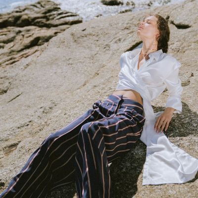 Trish &amp; Milly Stripe Trousers - The Summer Project / กางเกงลายทาง