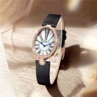 ROCOS Women Quartz Watches Luxury Leather Fashion Ladies Quartz Diamond Wristwatch Simple Casual Shell Dial Dress Watch R0233