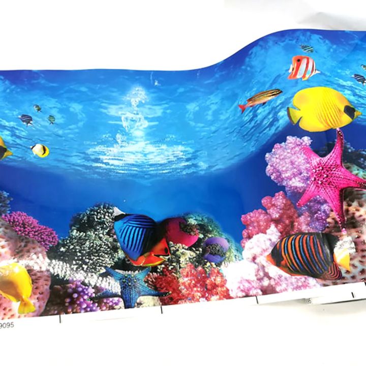 Tranh 3d bể cá chất lượng cao cho bể cá rồng bể thủy sinh