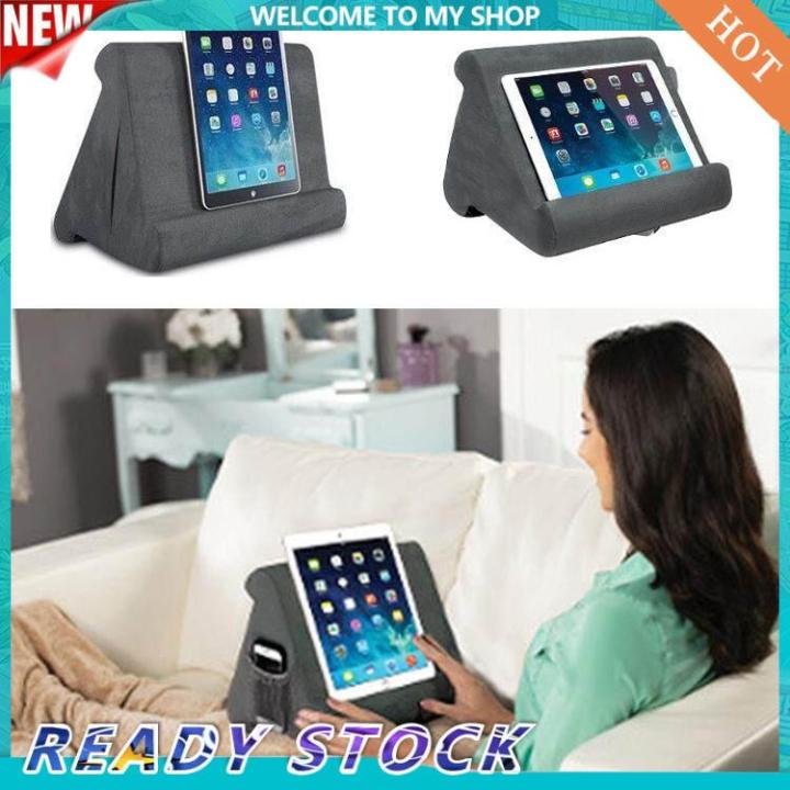 susta-tablet-pc-stand-multi-angle-soft-stand-pillow-pillow-case-back-strap-bag-universal-ipad-mobile-phone-books-and-stand-black-grey-pillow-gift-colorful-heart-pillow-lazy-reading-soft-pillow