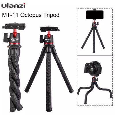 Ulanzi MT-11 Flexible Octopus Tripod for DSLR Smartphone 2 in 1 Tripod Extend 1/4 Screw for Magic Arm Led Video Light For GoPro Camera Phone